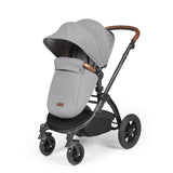 Ickle Bubba Stomp Luxe 14 Piece Nimbus 180° Spin Travel & Home Bundle - Black/Pearl Grey/Tan
