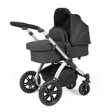 Ickle Bubba Stomp Luxe 14 Piece Nimbus 180° Spin Travel & Home Bundle - Silver/Charcoal Grey/Black