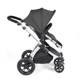 Ickle Bubba Stomp Luxe 14 Piece Nimbus 180° Spin Travel & Home Bundle - Silver/Charcoal Grey/Black