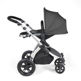 Ickle Bubba Stomp Luxe 14 Piece Nimbus 180° Spin Travel & Home Bundle - Silver/Charcoal Grey/Black