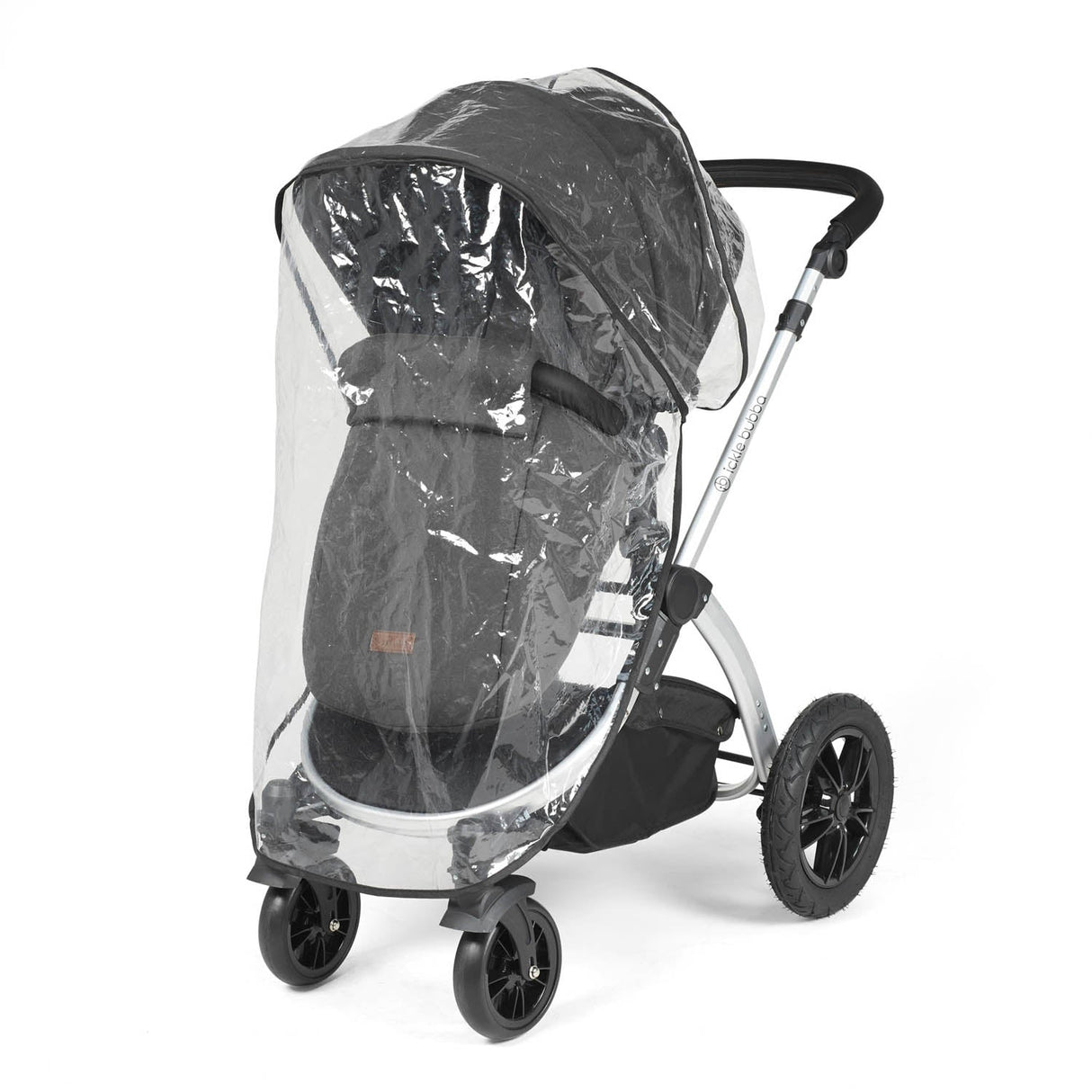 Ickle Bubba Stomp Luxe 14 Piece Nimbus 180° Spin Travel & Home Bundle - Silver/Charcoal Grey/Black