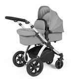 Ickle Bubba Stomp Luxe 14 Piece Nimbus 180° Spin Travel & Home Bundle - Silver/Pearl Grey/Black