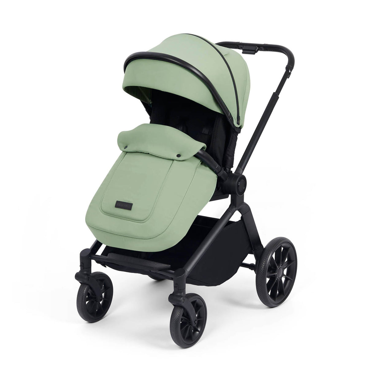 Ickle Bubba Altima 14 Piece Stratus i-Size Travel System & Base + Bubba&Me Crib - Sage Green