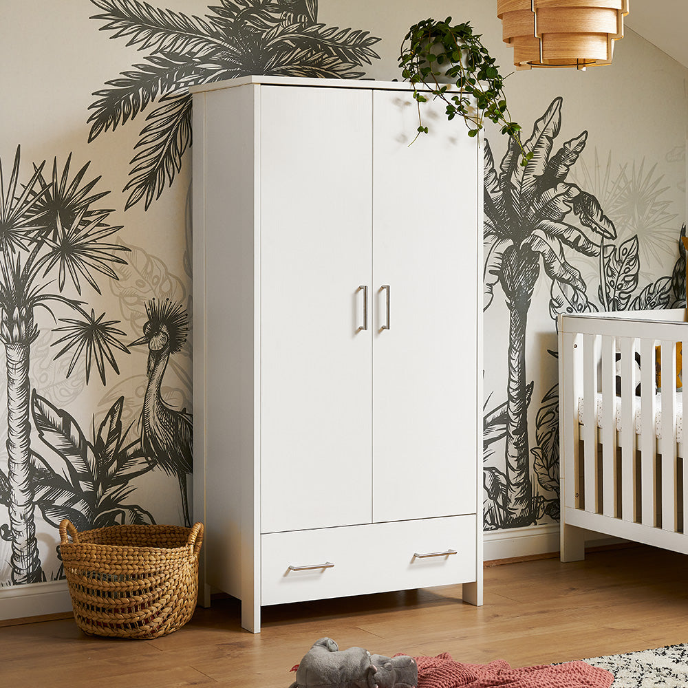 Obaby Nika 3 Piece Room Set - White Wash