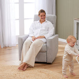 Tutti Bambini Paige Recliner Glider Nursery Chair - Pure Grey