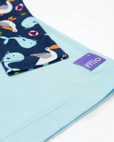 UPF 40+ Soft and Gentle Protective Swim Rash Vest in Nautical