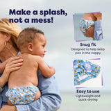 Reusable Swim Nappy in Busy Bees