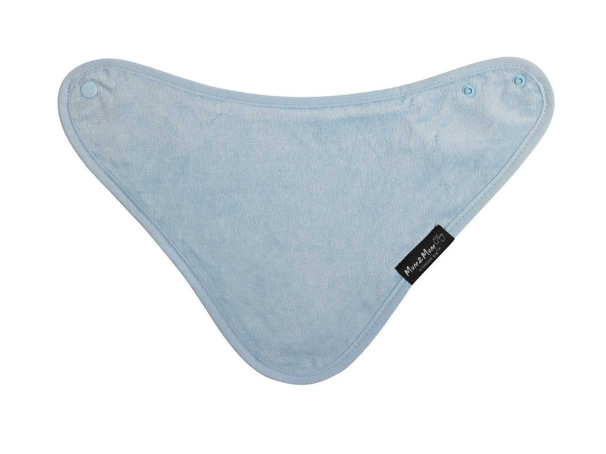 3 PACK - Mum 2 Mum Bandana Style Wonder Bibs - Navy / Baby Blue / Teal