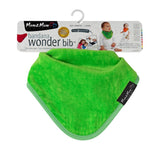 3 PACK - Mum 2 Mum Bandana Style Wonder Bibs - Red / Lime / Teal