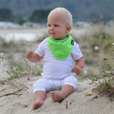 3 PACK - Mum 2 Mum Bandana Style Wonder Bibs - Red / Lime / Teal