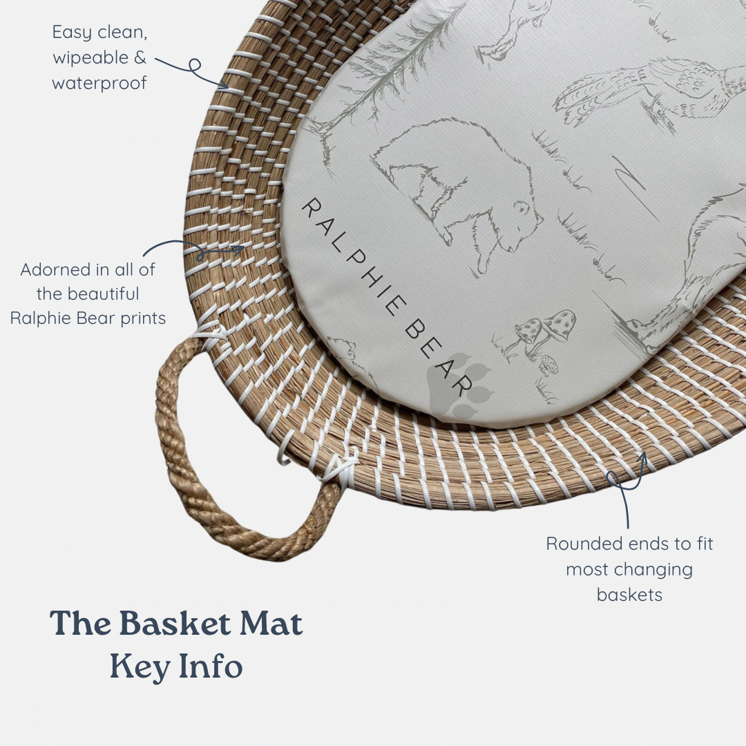 Pears Changing Basket Mat Liner