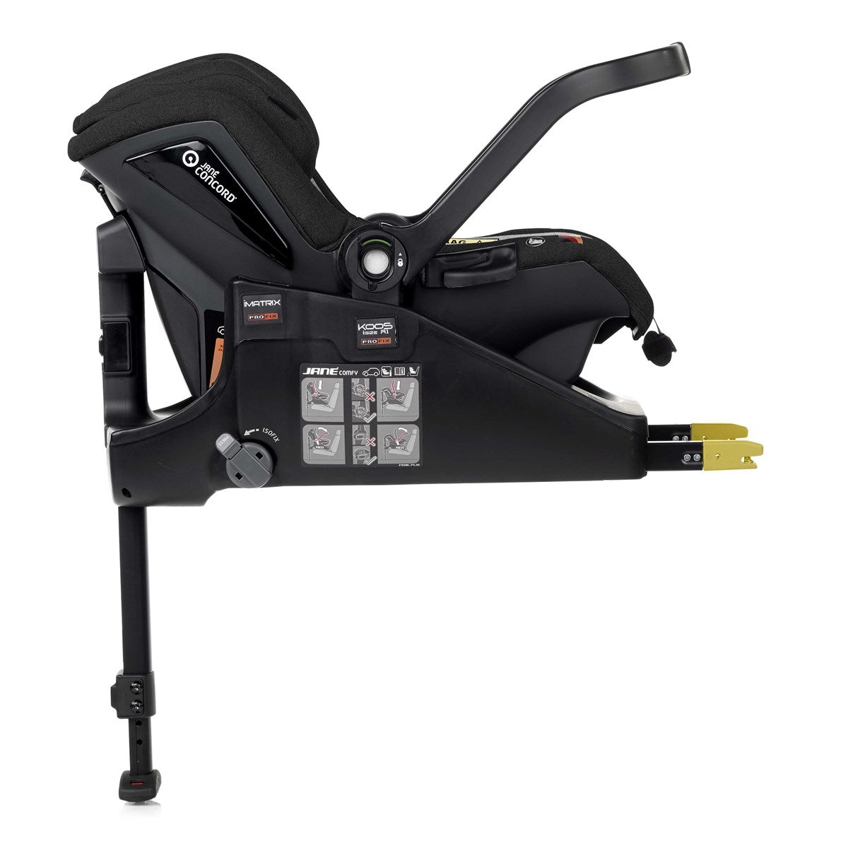 Jane Koos i-Size R1 Baby Car Seat 40 to 83cm, 0-18 Months