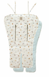 Flappy, Reversible 4in1 Seat Liner / Pad for Pushchairs, Carrycots, Rockers & Highchairs