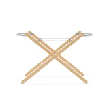 SnuzBaskit Light Grey Moses Basket & Natural Stand