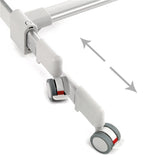 Jane Baby Side Crib + 4 Piece Bedding Set & Safety Mattress, Sesame