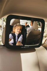 Jane Check Up LED Backseat Mirror with Remote Control – Dual LED, 360° Adjustable