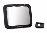 Jane Check Up LED Backseat Mirror with Remote Control – Dual LED, 360° Adjustable