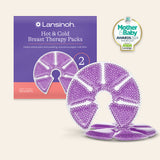 Lansinoh Thera°Pearl 3-in-1 Hot or Cold Breast Therapy Pads 2Pk