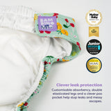 The Everything Reusable Nappy Bundle in Garden Party and Pastels