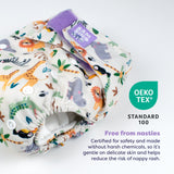 Revolutionary Try-Me-Trio Reusable Nappy Bundle in Wild Life