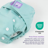 Revolutionary Reusable Nappy in Aqua