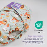 Revolutionary Reusable Nappy in Cool Cats