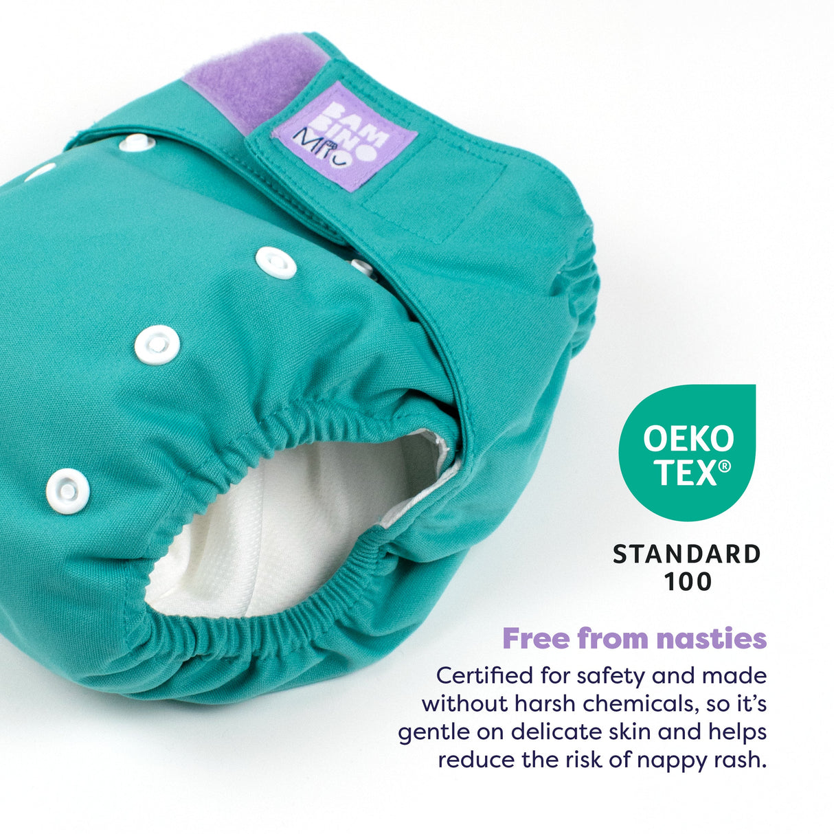 Revolutionary Reusable Nappy in Teal