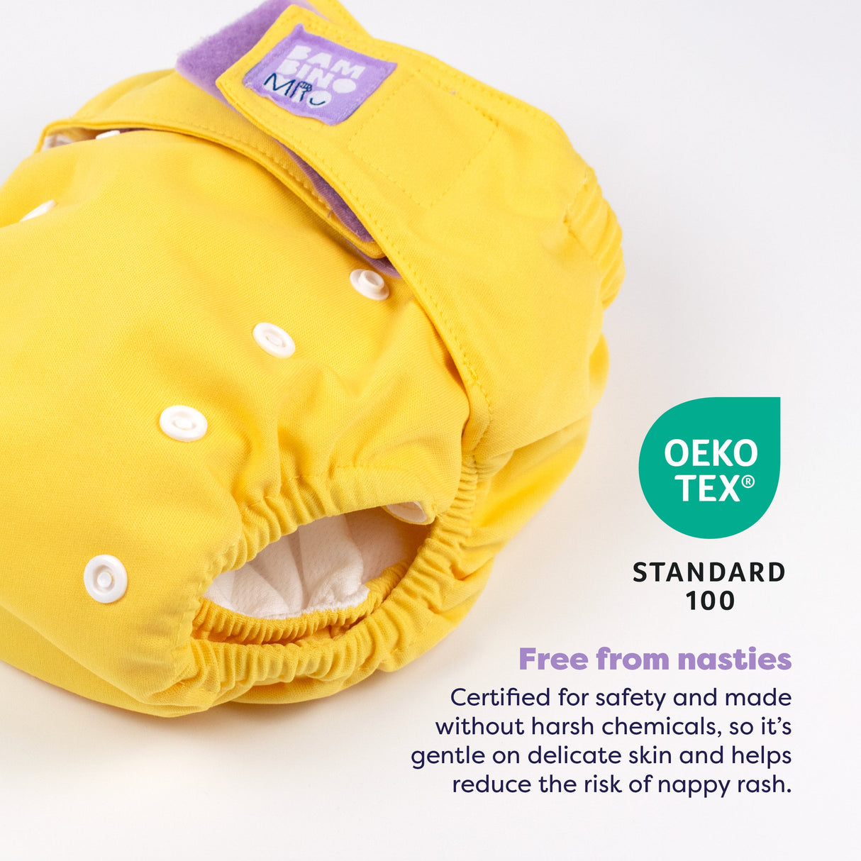 Revolutionary Reusable Nappy in Yellow