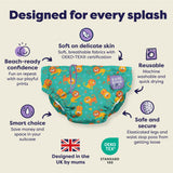 Reusable Swim Nappy in Cool Cats