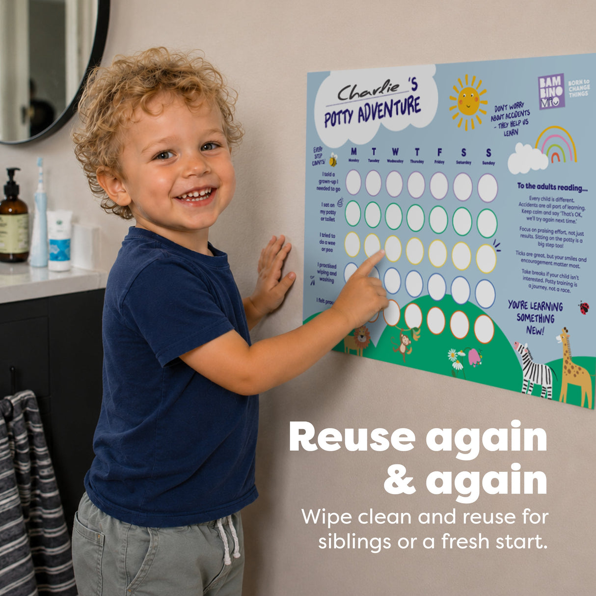 Potty Training Progress Chart