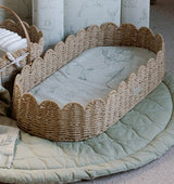 Scallop Edge Baby Changing Basket