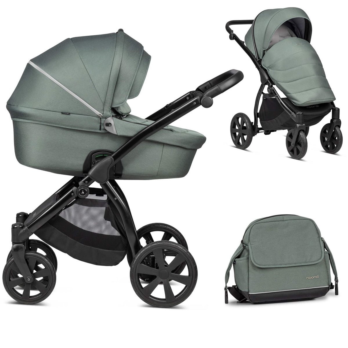 Noordi Fjordi V1 – 2in1 Pushchair with ThermoCot™ Carrycot