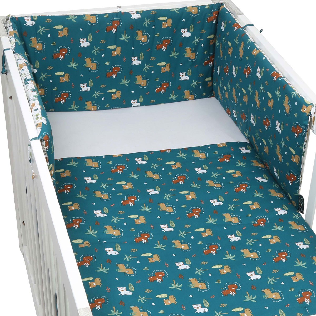 Jungle Organic Cotton Junior All-in-One 4.0 Tog Quilt Bedding Set