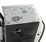 Universal Window Sock Car Shade for Baby – UVA/UVB 30+ Sun Protection & Insect Shield (2-Pack)