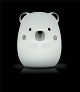 Jane Yum Bear Big Silicone Night Light – Rechargeable, Colour-Changing Sensory Lamp