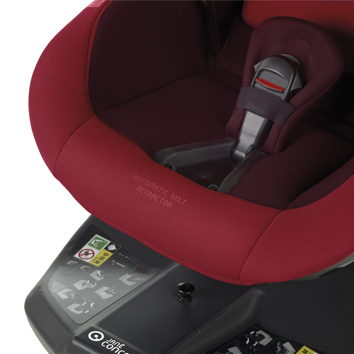 Jané Ikonic R iSize 360 Swivel Car Seat 40-105cm, 0-4 Years, Matt Black