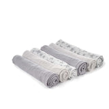 Bamboo Muslin Cloths For Baby 35 x 35 cm (6-Pack), Star