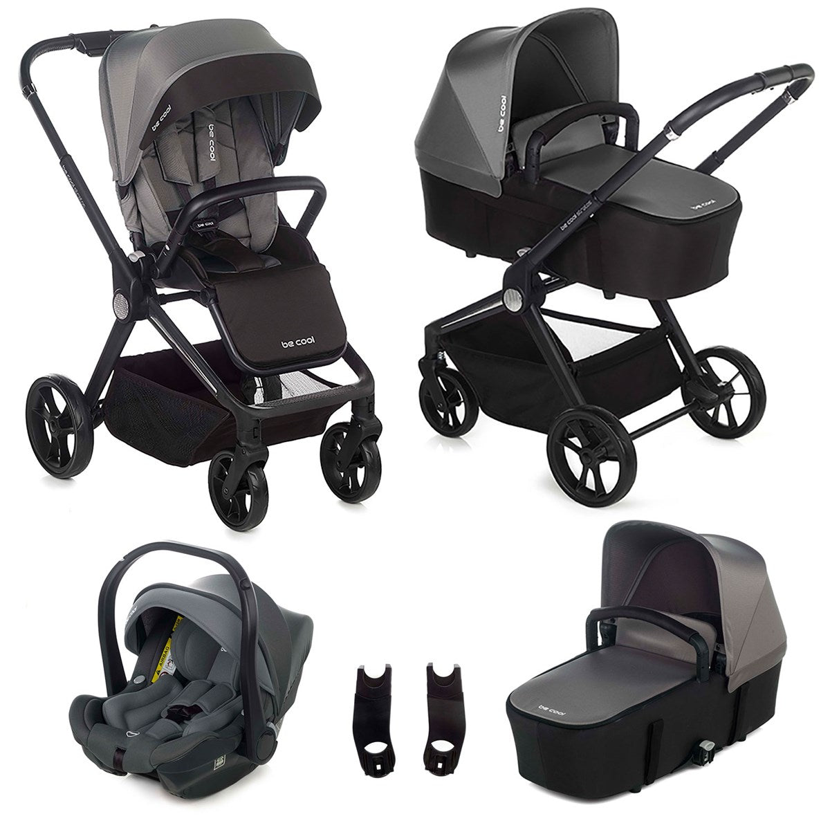 Be Cool Stratos 3in1 + Carrycot + Travel Carrier Car Seat