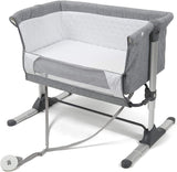 Johnston's Snuggle Cuddle Co-sleeper Beside Crib + Safety Mattress