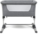 Johnston's Snuggle Cuddle Co-sleeper Beside Crib + Safety Mattress