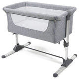 Johnston's Snuggle Cuddle Co-sleeper Beside Crib + Safety Mattress
