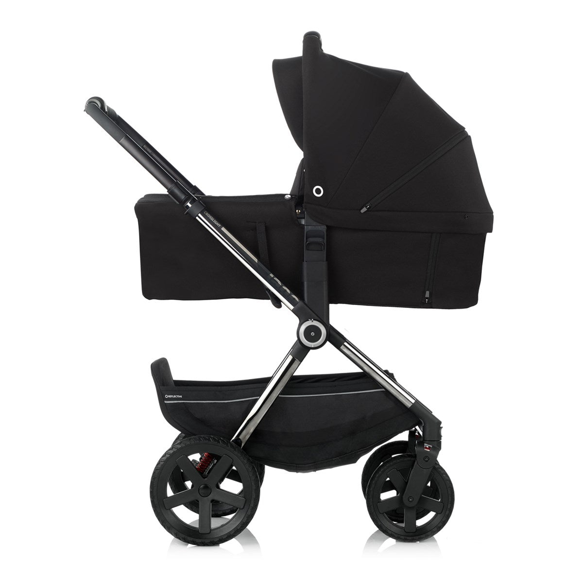 Jane Crosslight-3 Trio Kombibaby 360 Lie-Flat Car Seat Travel System, Special Edition Silver Shadow