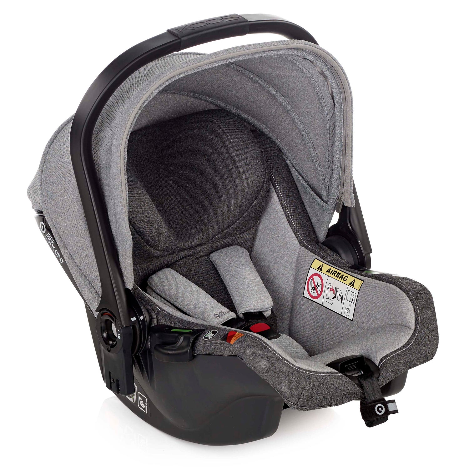 Jané Trider + Transporter Plus Carrycot, Black & Grey
