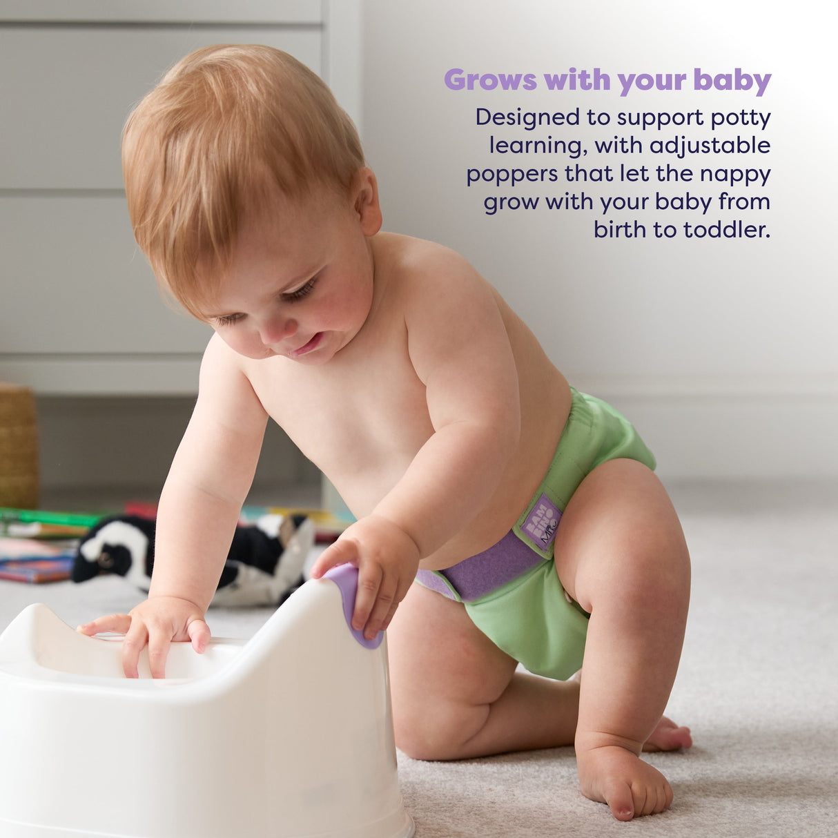 The Essentials Reusable Nappy Bundle in Paintbox Pastels