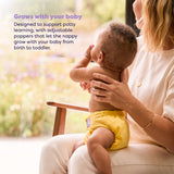 The Nighttime Reusable Nappy Bundle in Garden Party