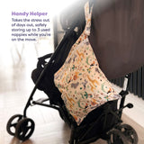 Out and About Waterproof Wet Nappy Bag in Safari Squad