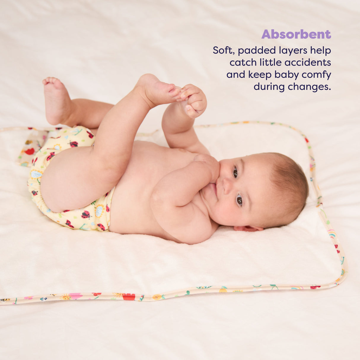 The Newborn Reusable Nappy Starter Bundle in Garden Party