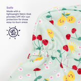 UPF 40+ Reversible Swim Hat for Babies and Toddlers in Juicy Fruit