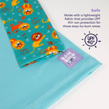 UPF 40+ Soft and Gentle Protective Swim Rash Vest in Cool Cats