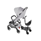 Be Cool Skate Universal Buggy Platform + Seat Unit – Seated or Standing Ride-On Board for Second Child